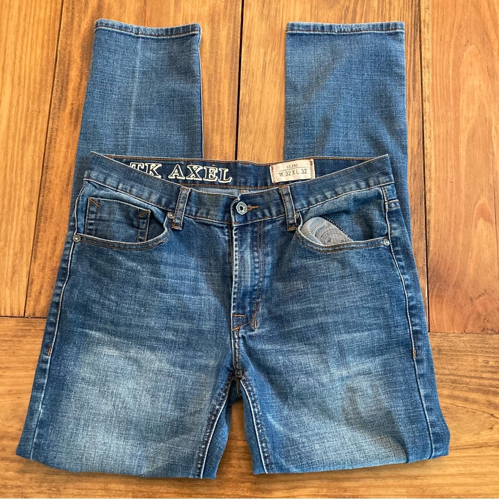 TK Axel 32x32 Slim Fit Denim Jeans EUC